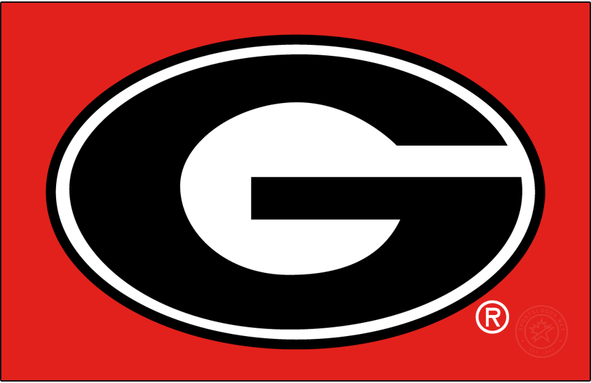 Georgia Bulldogs 1964-2015 Primary Dark Logo diy iron on heat transfer